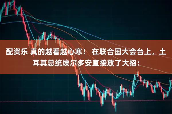 配资乐 真的越看越心寒！ 在联合国大会台上，土耳其总统埃尔多安直接放了大招：