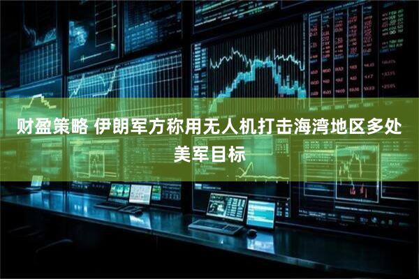 财盈策略 伊朗军方称用无人机打击海湾地区多处美军目标