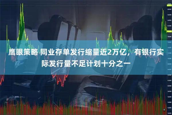 鹰眼策略 同业存单发行缩量近2万亿，有银行实际发行量不足计划十分之一