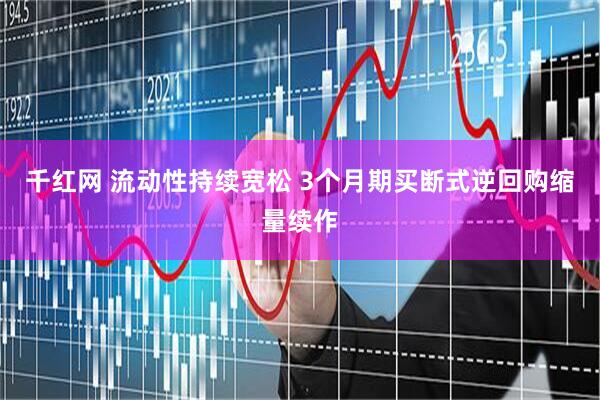 千红网 流动性持续宽松 3个月期买断式逆回购缩量续作