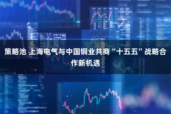 策略池 上海电气与中国铜业共商“十五五”战略合作新机遇