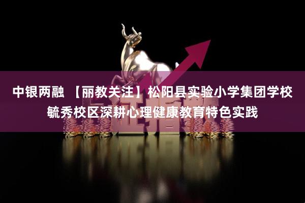 中银两融 【丽教关注】松阳县实验小学集团学校毓秀校区深耕心理健康教育特色实践