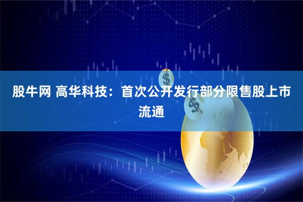 股牛网 高华科技：首次公开发行部分限售股上市流通