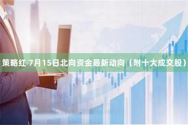 策略红 7月15日北向资金最新动向（附十大成交股）